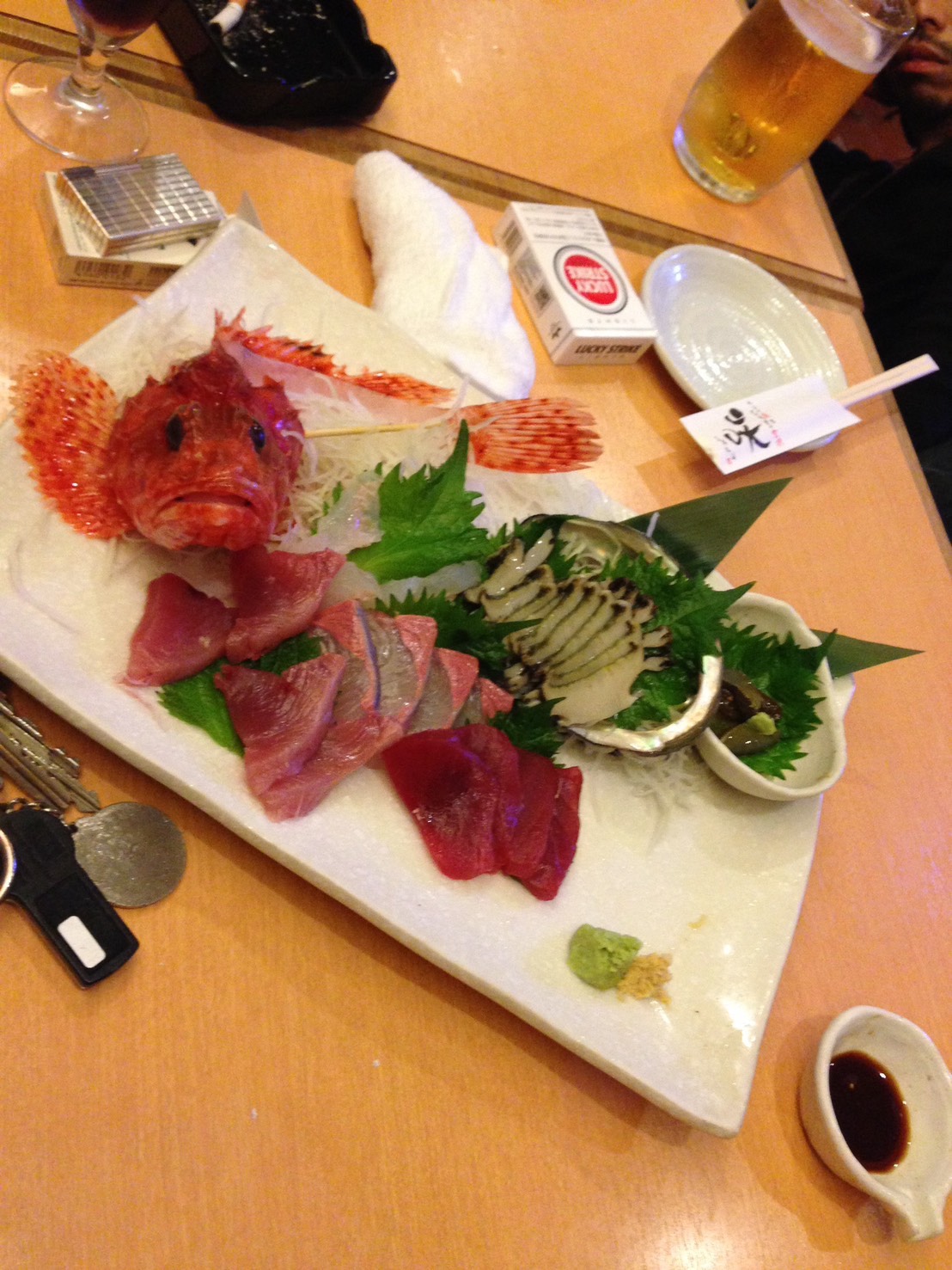 本日の鮮魚・刺身盛り合わせ